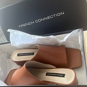 French Connection pull on dinner sandals